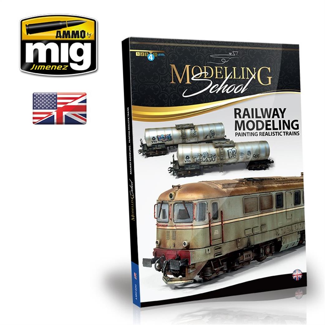 Ammo of Mig Jimenez  MIG6250 Modellling School Railway Modelling Painting Realistic Trains