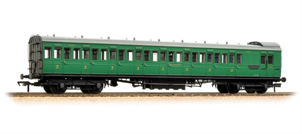 Bachmann OO 39-623 SR Brake Third Class Coach with Birdcage Roof Lookout Malachite Green