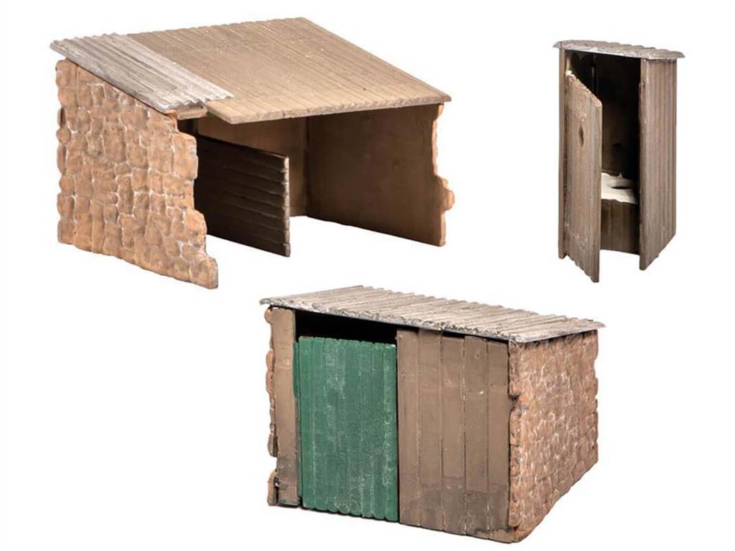 Wills Kits OO SS19 Grotty Huts and Privy