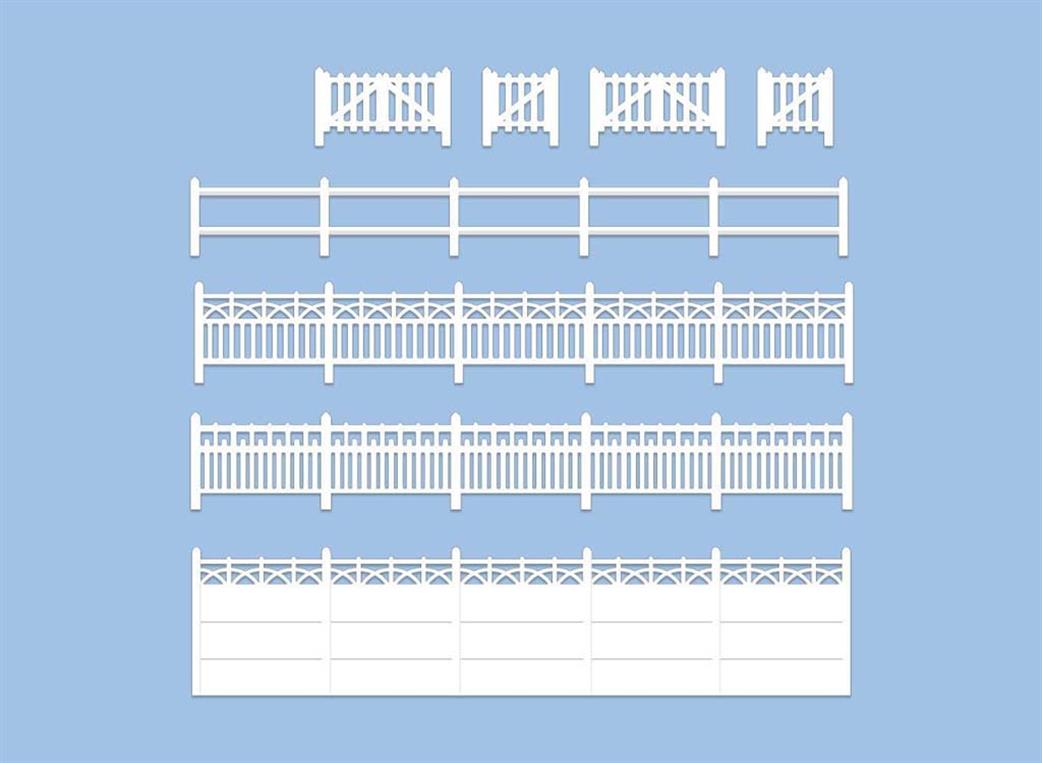 Wills Kits OO SS43 Concrete Fencing