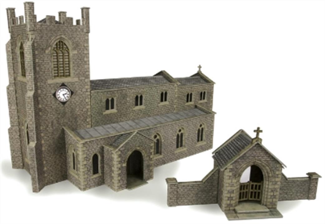 Metcalfe OO PO226 Parish Church Card Construction Kit