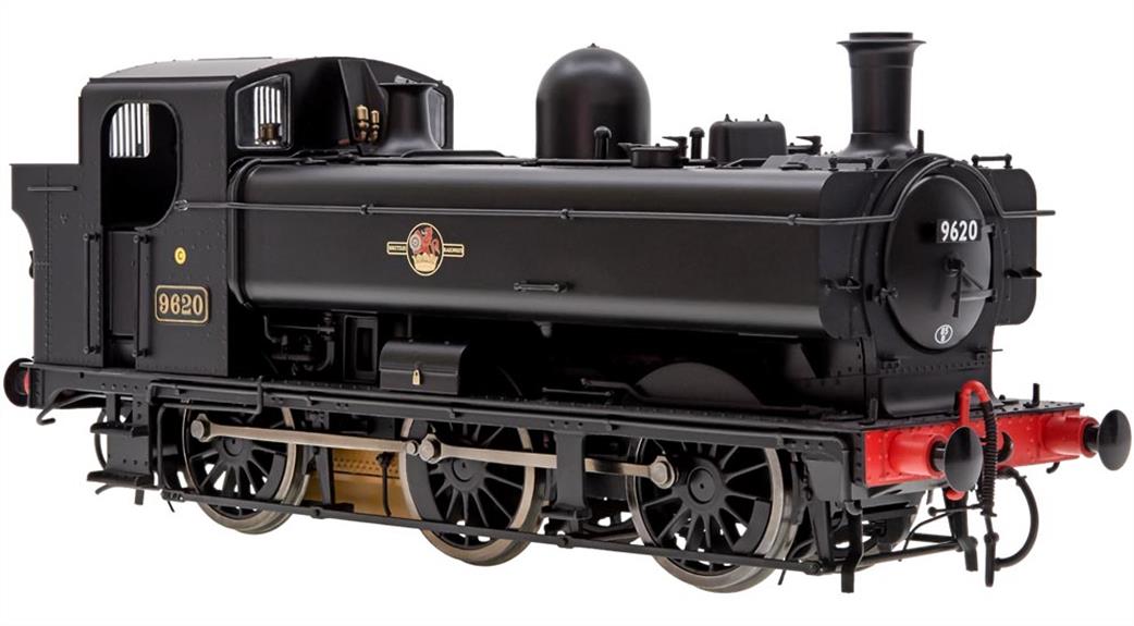 Dapol O Gauge 7S-007-021 BR 9620 ex-GWR Revised 57xx/8750 Class Pannier Tank BR Black Late Crest