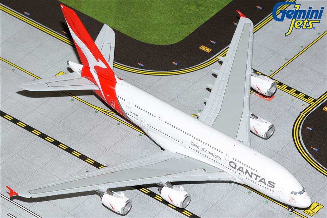 Gemini Jets 1/400 GJQFA2075 Qantas Airbus A380-800 Airline Model