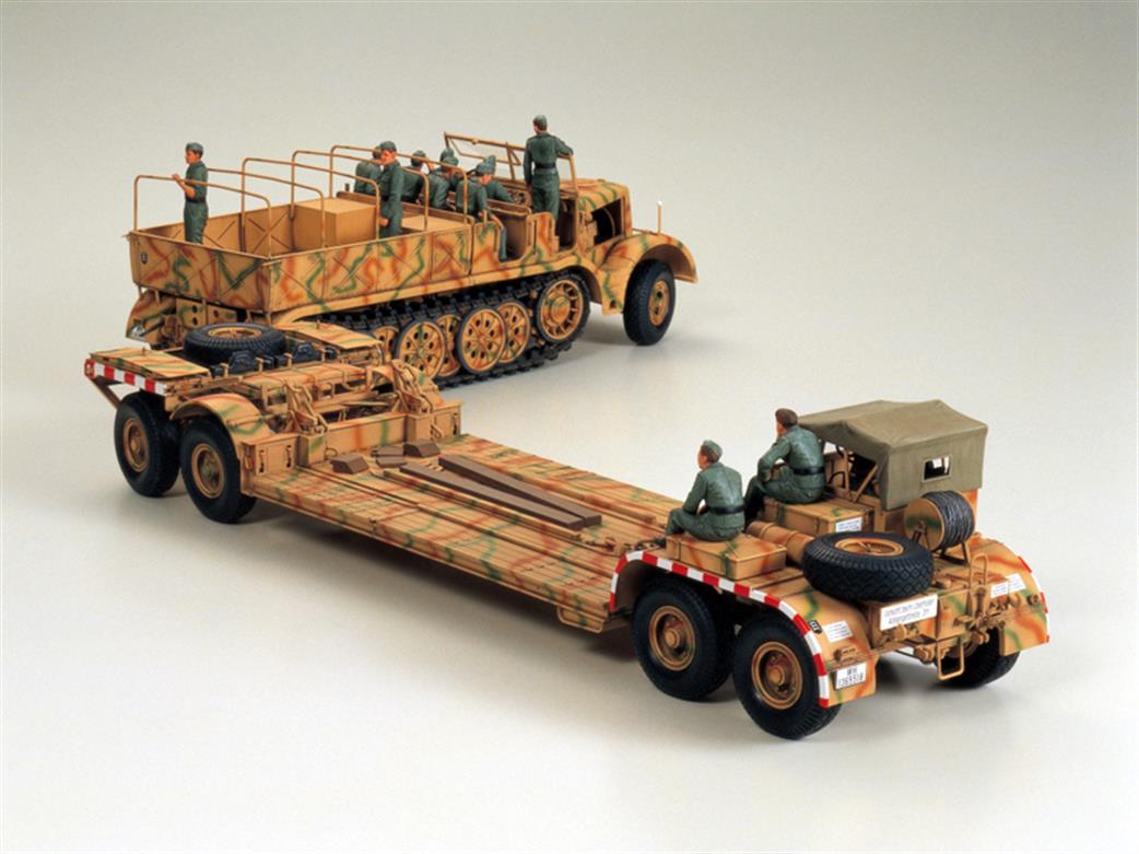 Tamiya 1/35 35246 German 18 Ton Heavy Half-Track Famo and Tank Transporter Sd.Ah.116