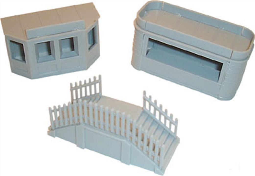 Dapol Kitmaster OO C018 Kiosk + Steps (Kit)