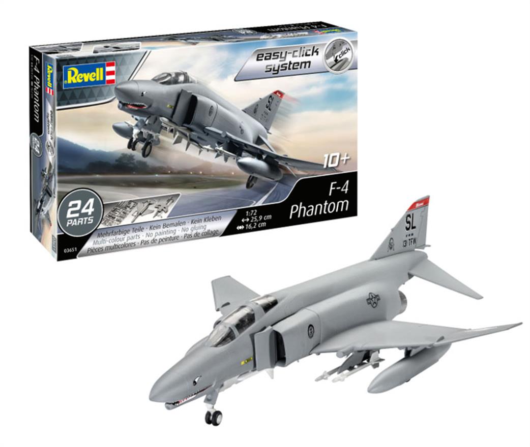 Revell 1/72 03651 F4 Phantom Easy Click Kit