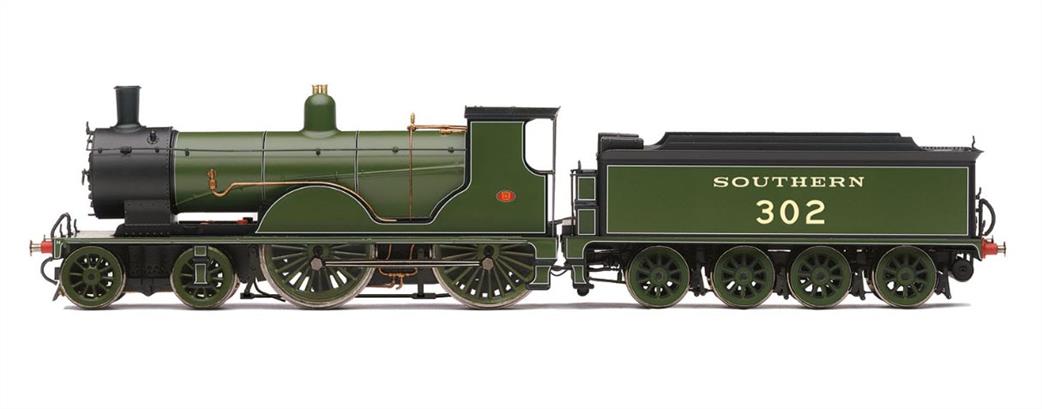 Hornby OO R30410 SR 302 T9 Class 4-4-0 Southern Lined Green