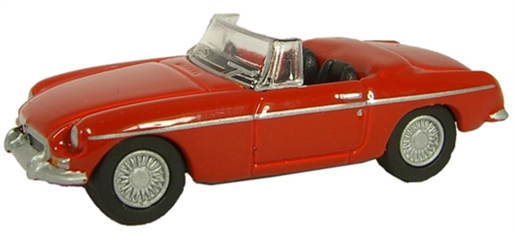 Oxford Diecast 1/76 76MGB001 MG MGB Tarten Red Car Model