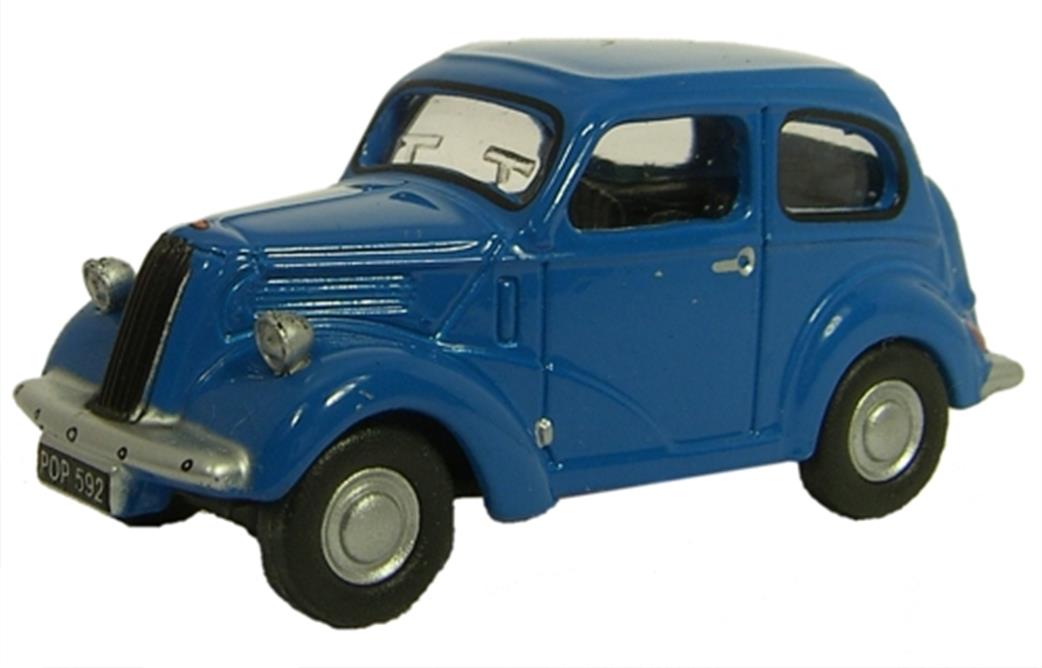 Oxford Diecast 1/76 76FP001 Ford Popular 103E Winchester Blue Model Car