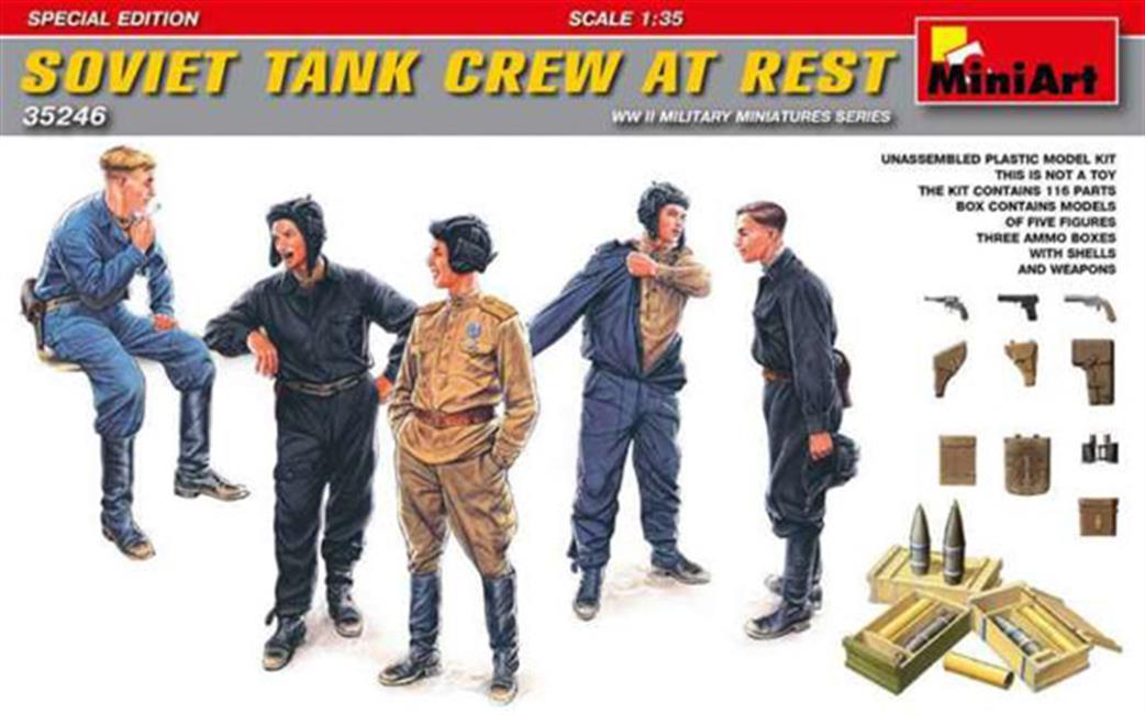 MiniArt 1/35 35246 Soviet Tank Crew at Rest