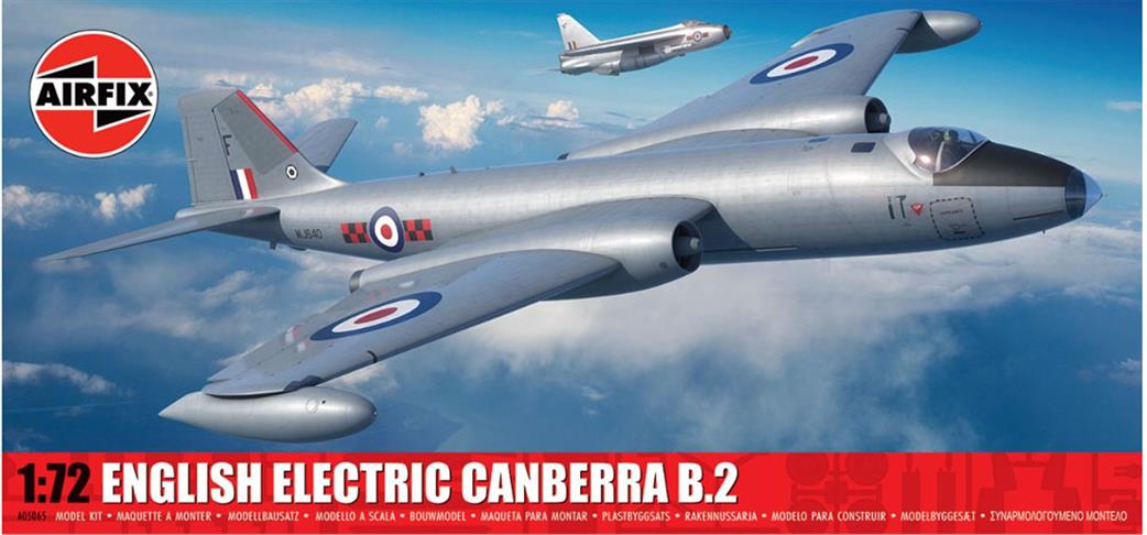Airfix 1/72 A05065 English Electric Canberra B.2 Aircraft Kit