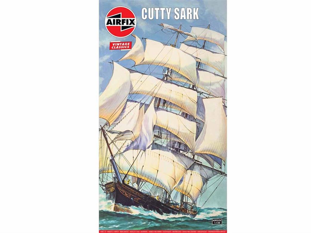 Airfix 1/130 A09253V Cutty Sark 1869 Sailing Ship Kit