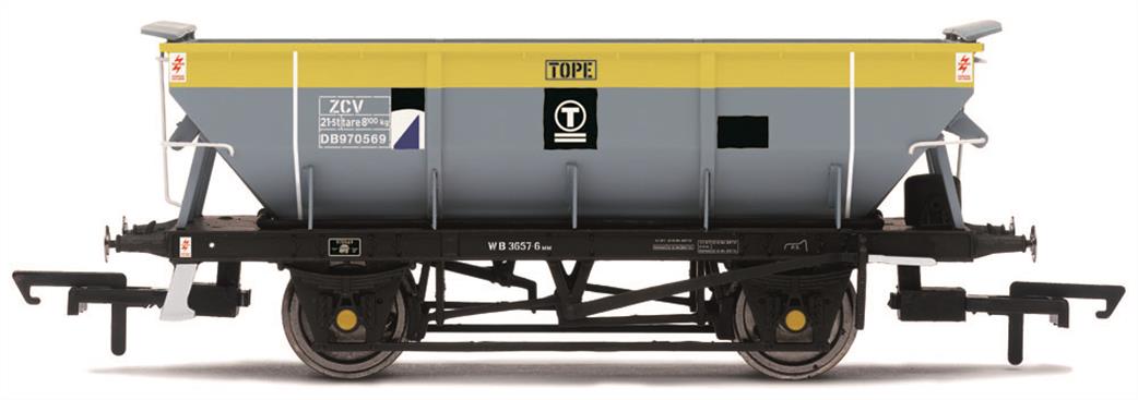 Hornby OO R60332 BR ZCV Tope Engineering Department Hopper Wagon Engineers Grey & Yellow
