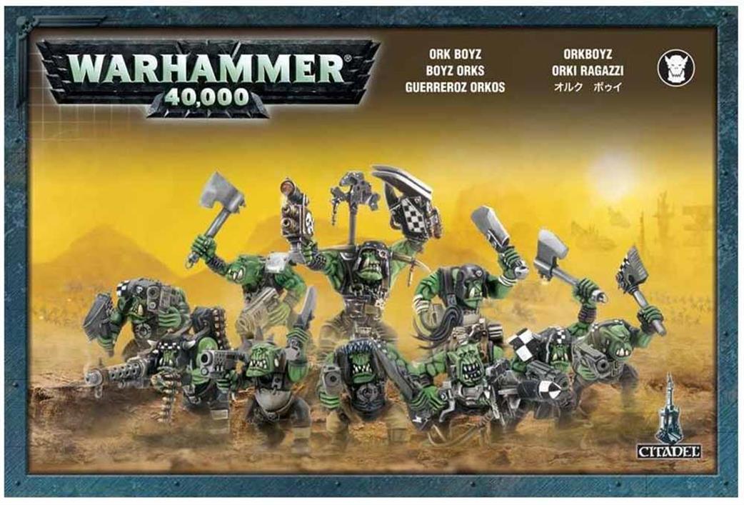 Games Workshop 28mm 50-10 Ork Boyz