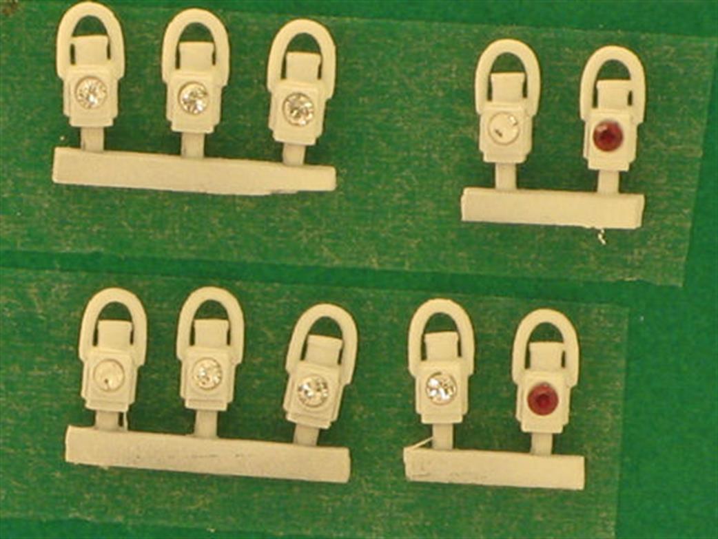 Springside OO DA1/10 GWR Locomotive Head and Tail Lamps