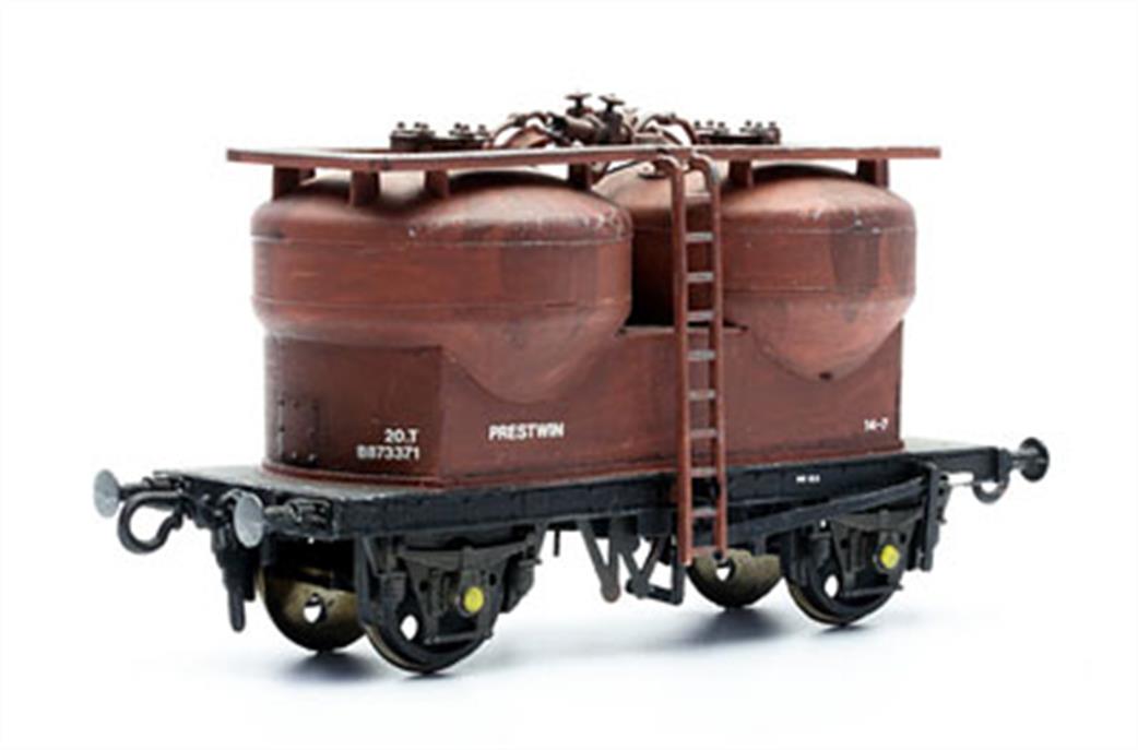 Dapol Kitmaster OO C043 Prestwin Twin Silo Wagon Kit