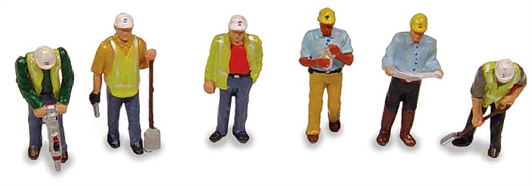 Bachmann OO 36-052 Civil Engineers Pack of 6 Figures