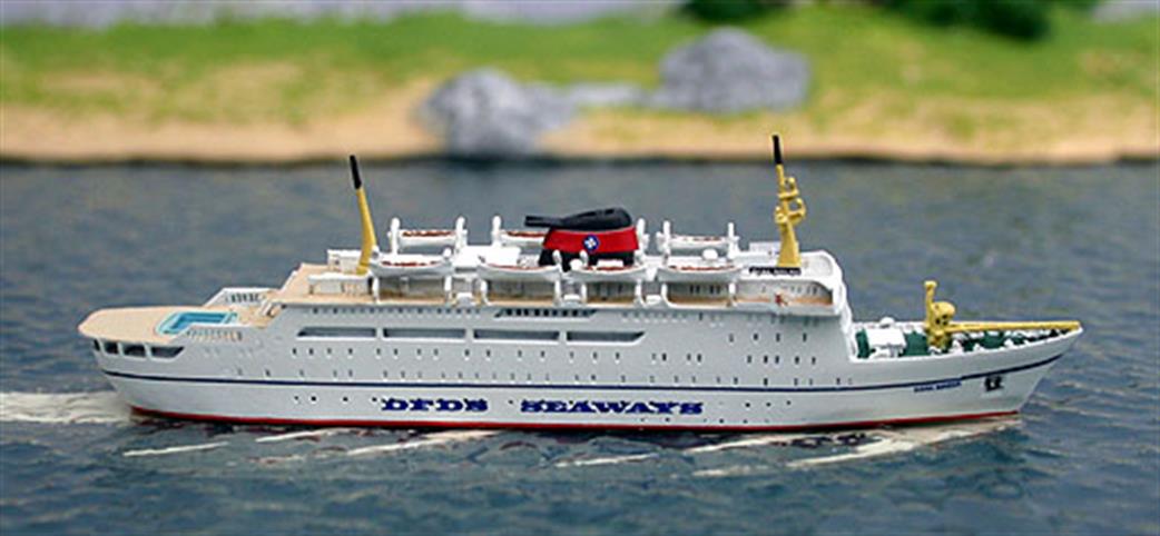 Risawoleska 1/1250 Ri74a Dana Sirena, DFDS ferry, 1971