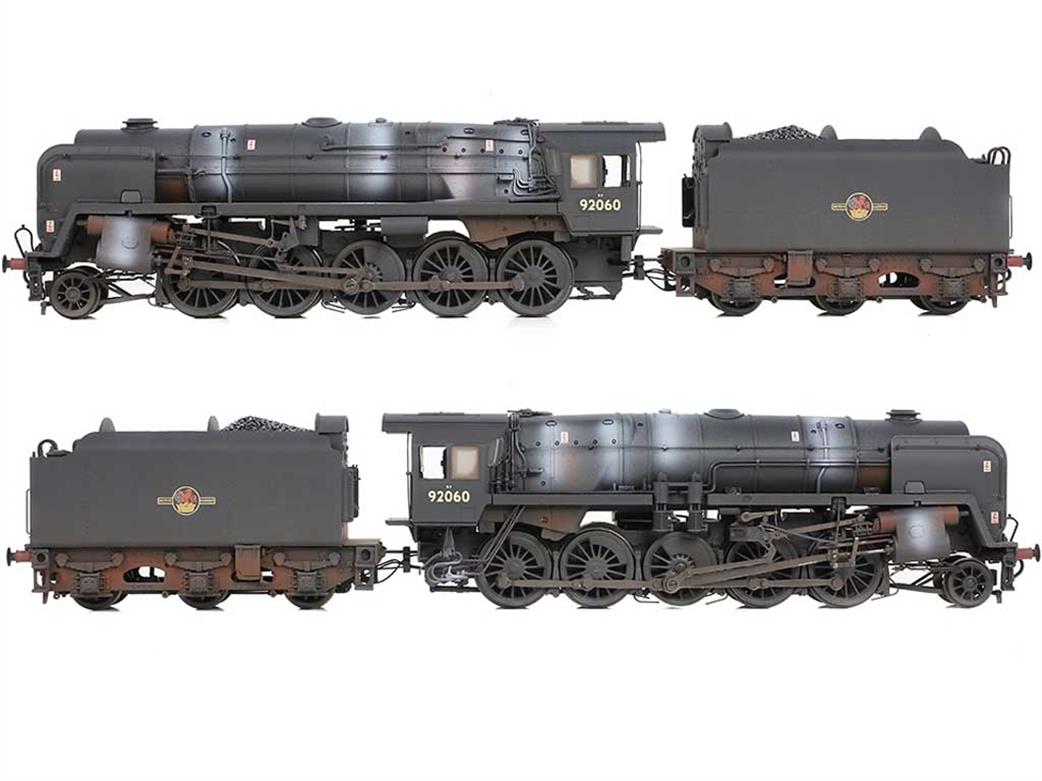 Bachmann OO 32-862 BR 92060 Tyne Dock Class 9F 2-10-0 BR1B Tender Black Late Crest Weathered