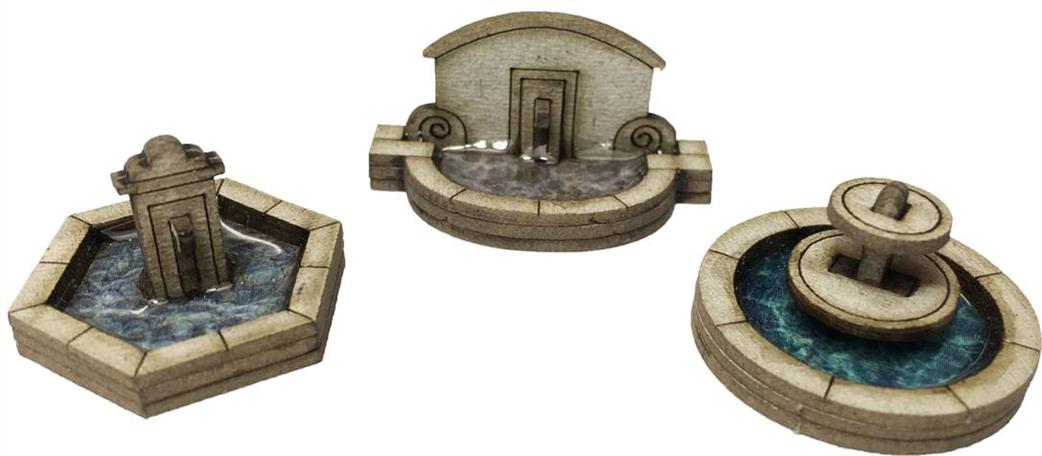 Metcalfe N PN823 Stone Fountain Set Card Kits