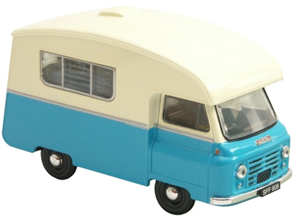 Oxford Diecast 1/76 76JA005 Austin J2 Paralanian Blue & Cream Model