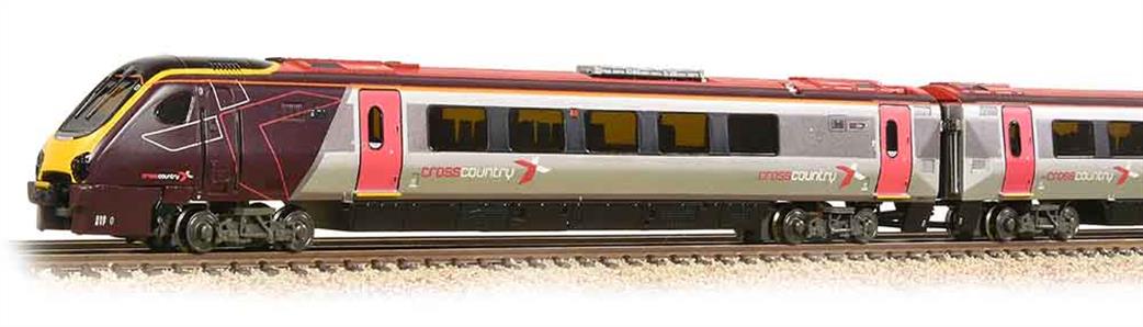 Graham Farish N 371-679 DB Arriva Cross Country 220009 Class 220 4 car Voyager TrainUnit