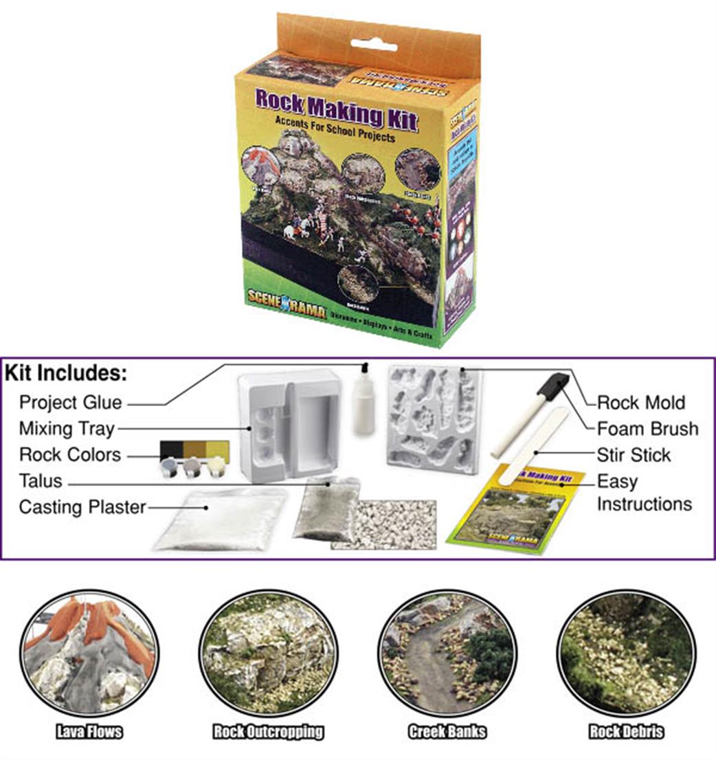 Woodland Scenics  SP4121 Rock Making Kit