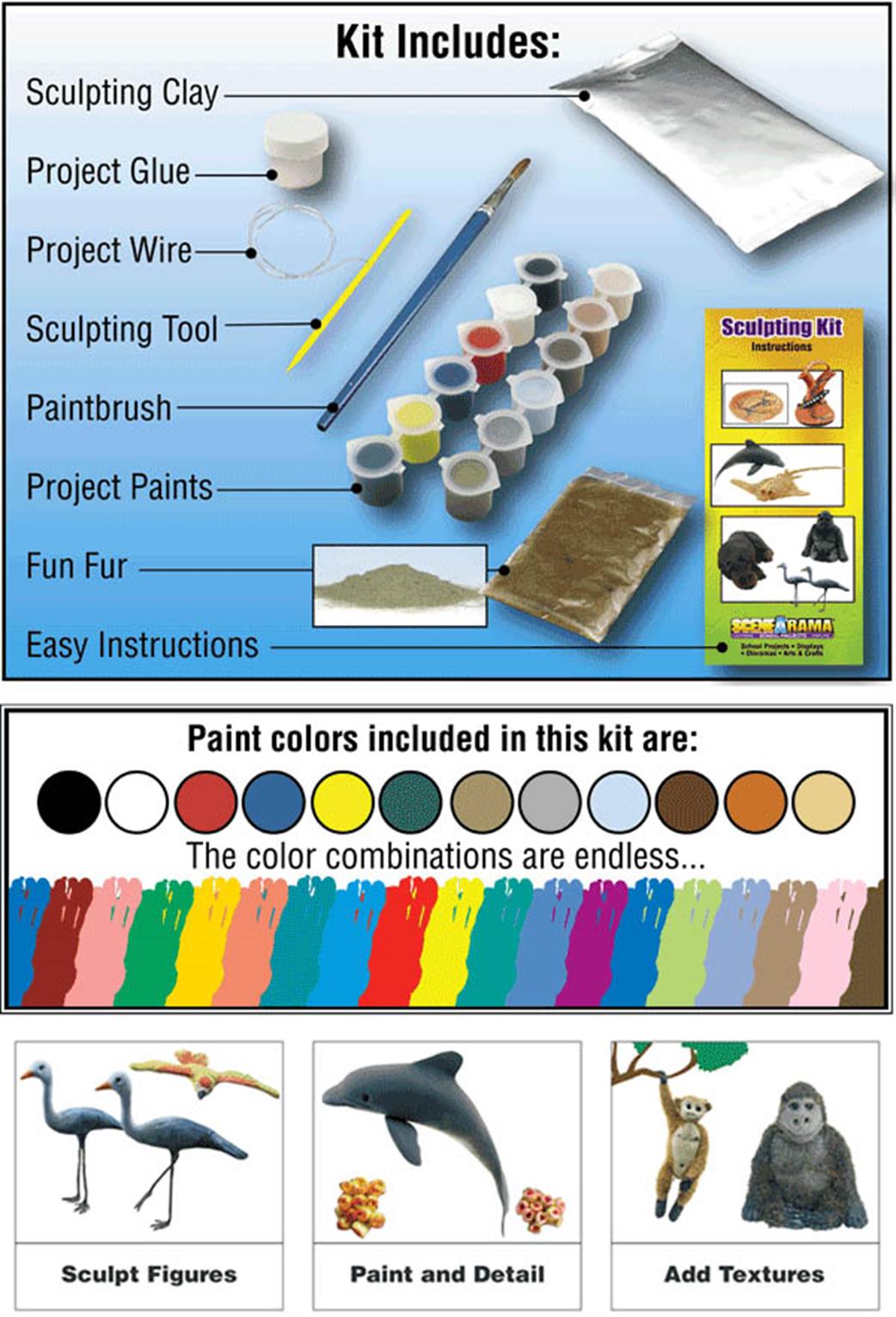 Woodland Scenics  SP4131 Sculpting Kit