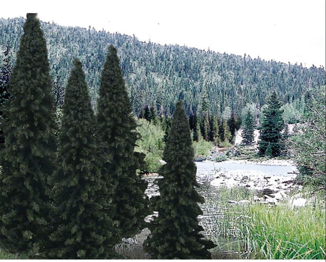 Woodland Scenics  TR1586 Fir Trees  Pack of 13