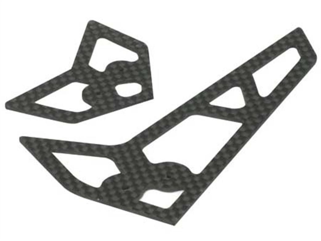 E-Flite  EFLH1472C Blade 400 Stabilizer/Fin Set Carbon Fibre