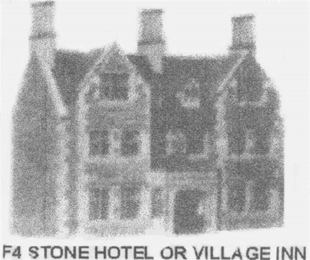 Bilteezi OO 4F4 Stone Built Hotel or Country Inn Printed Card Kit