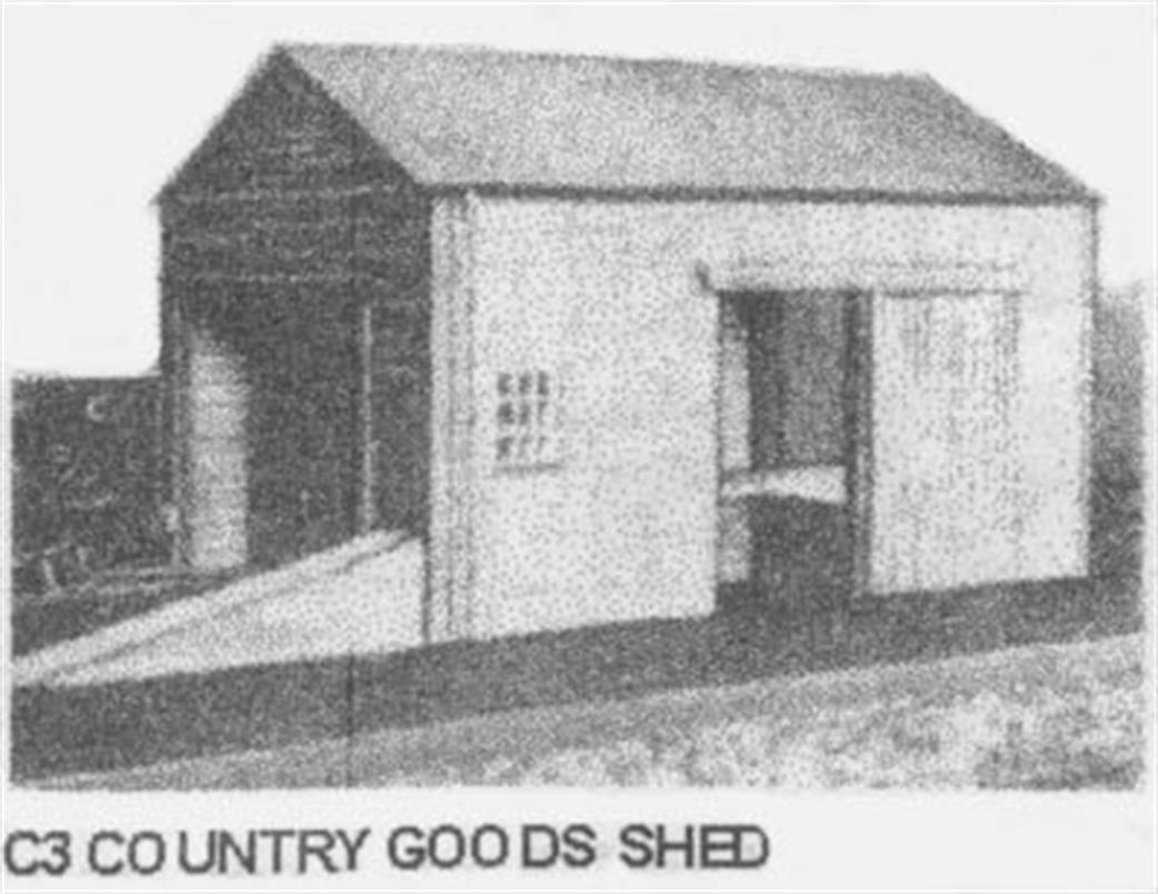 Bilteezi N 2C3 Country Goods Shed Printed Card Kit