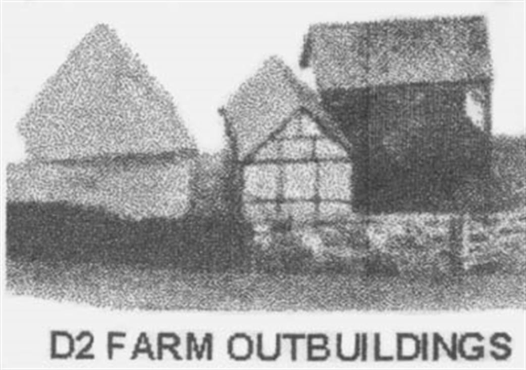 Bilteezi N 2D2 Farm Outbuildings Printed Card Kit