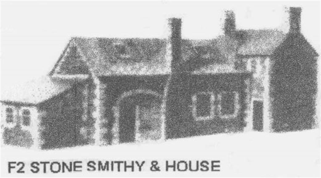 Bilteezi N 2F2 Stone Smithy & House Printed Card Kit