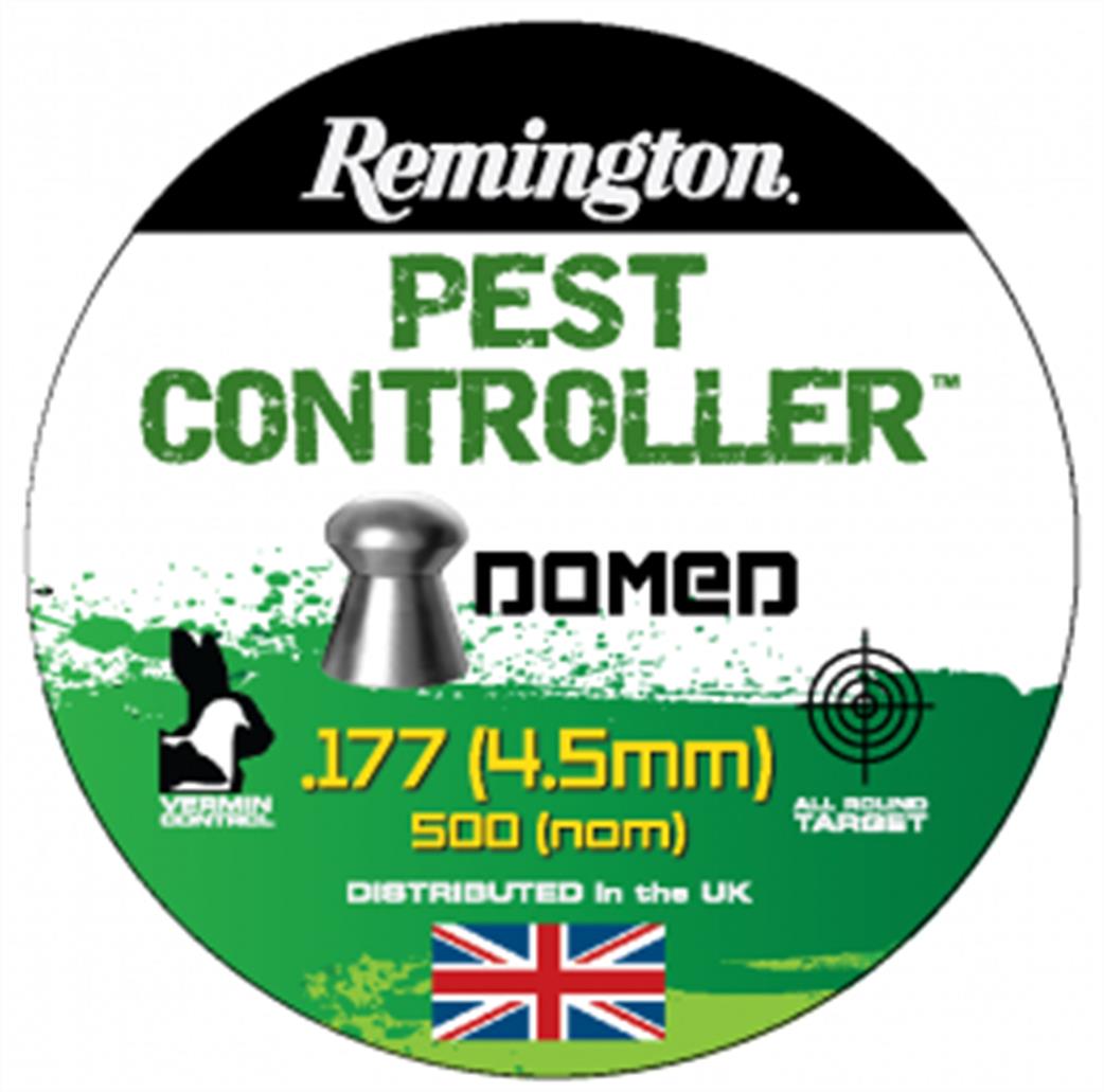 Remington  REMUKPESD177 Pest Controller Domed .177 Air Gun Pellets Carton of 500