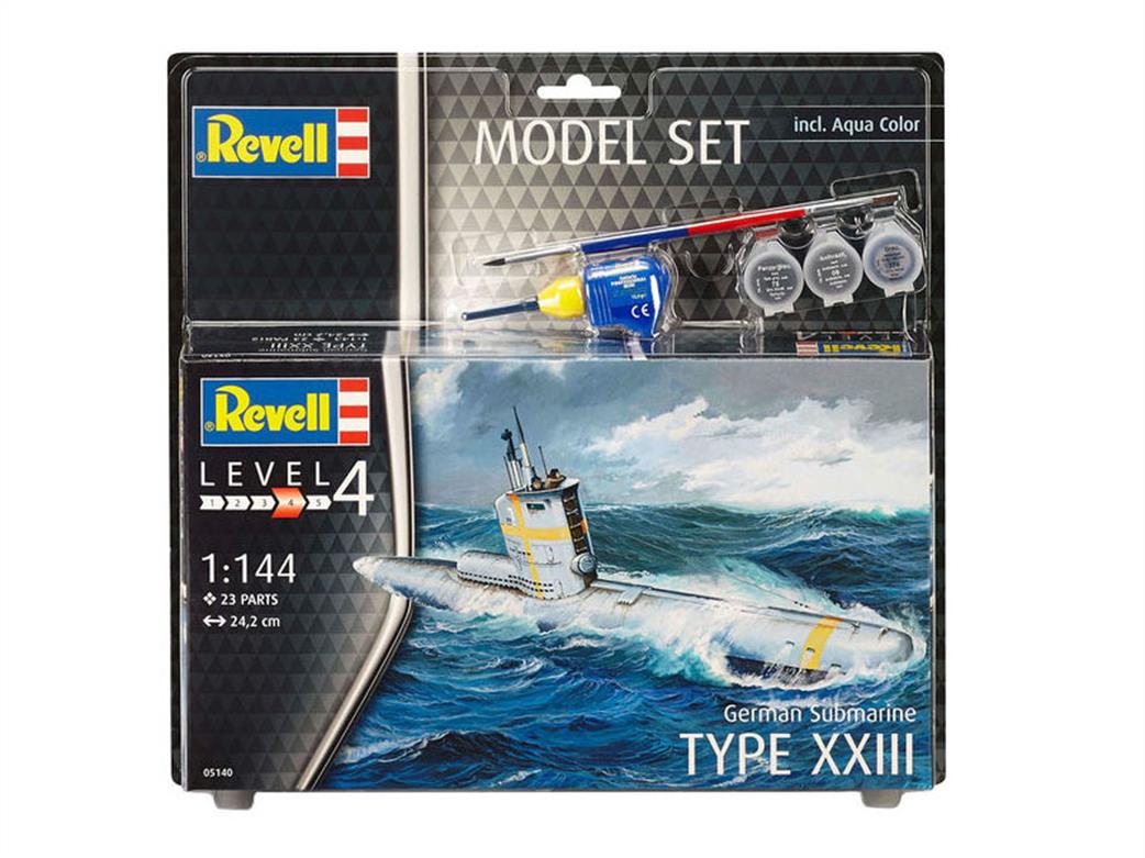 Revell 1/144 65140 Type XXIII U Boat Submarine Model Set