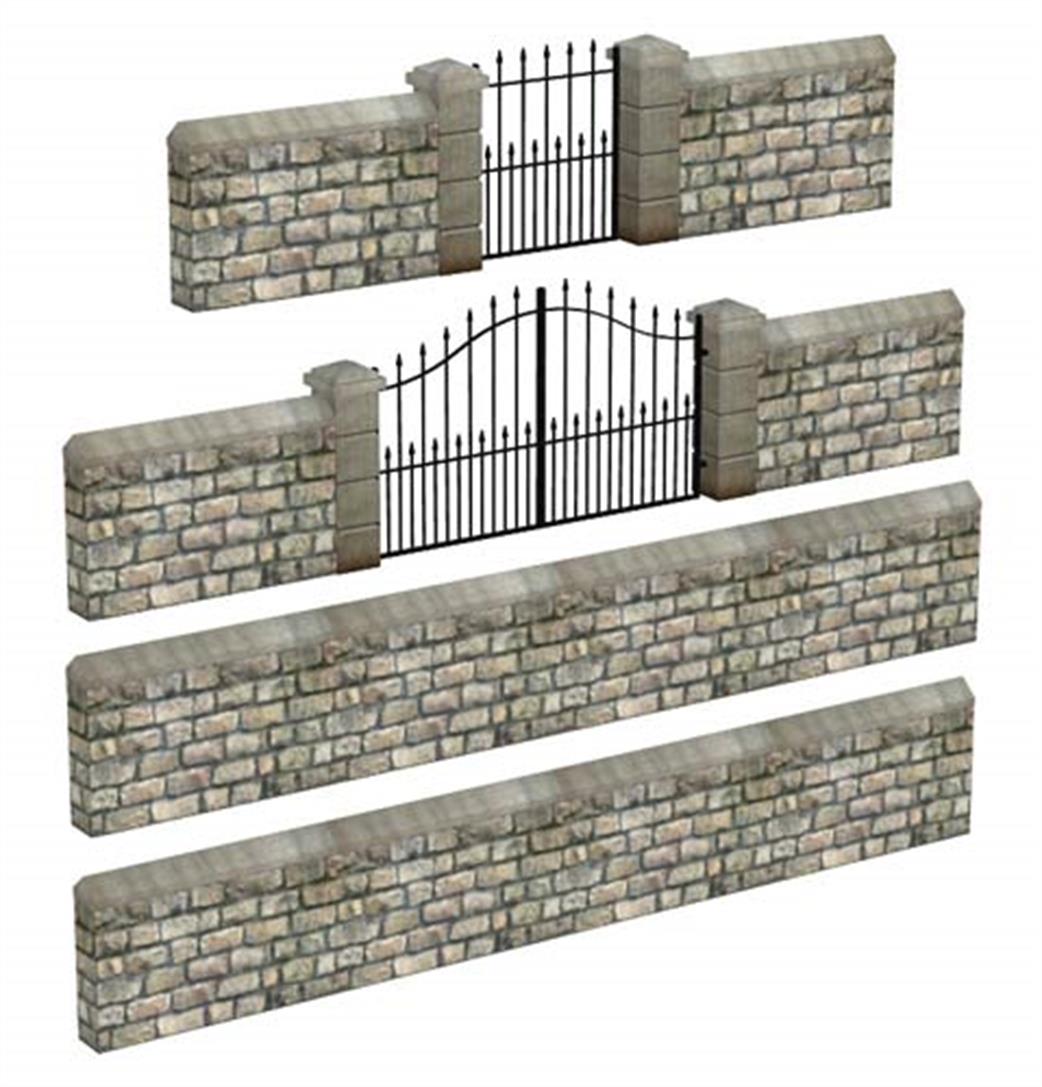 Bachmann OO 44-555 Scenecraft Stone Walls and Gates - Various