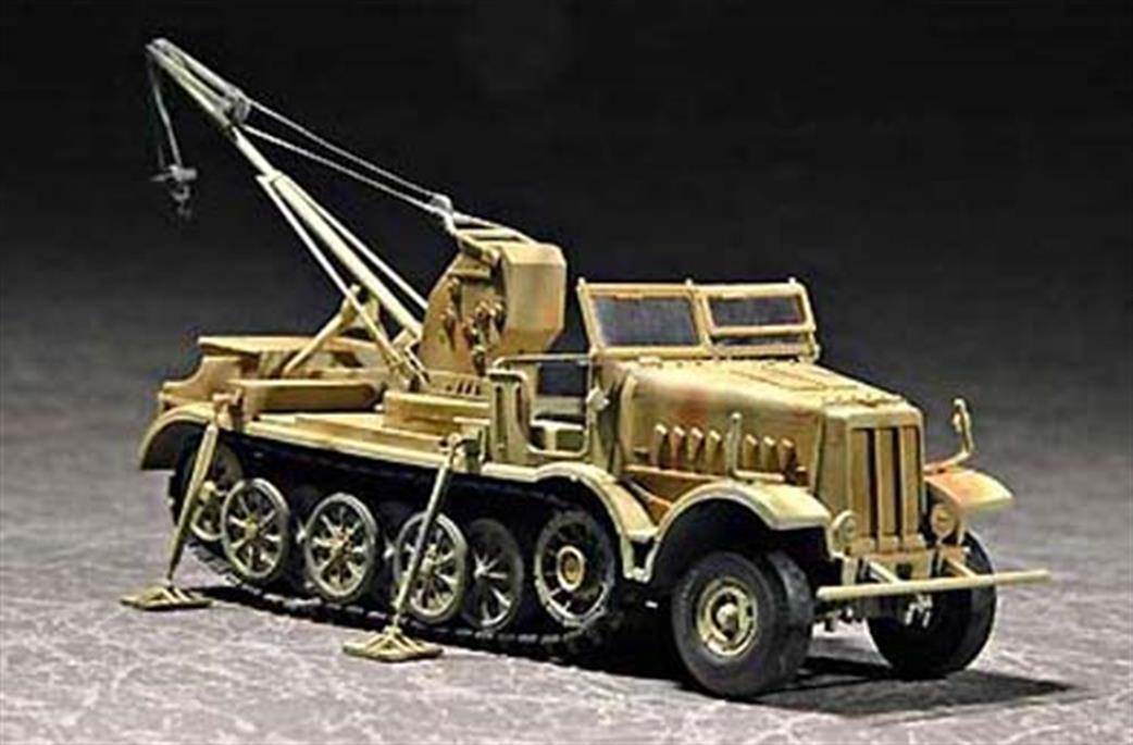 Trumpeter 1/72 07251 German WW2 SdKfz 9/1 Drehkran 6t Auf Zugkraftwagon 18T Kit