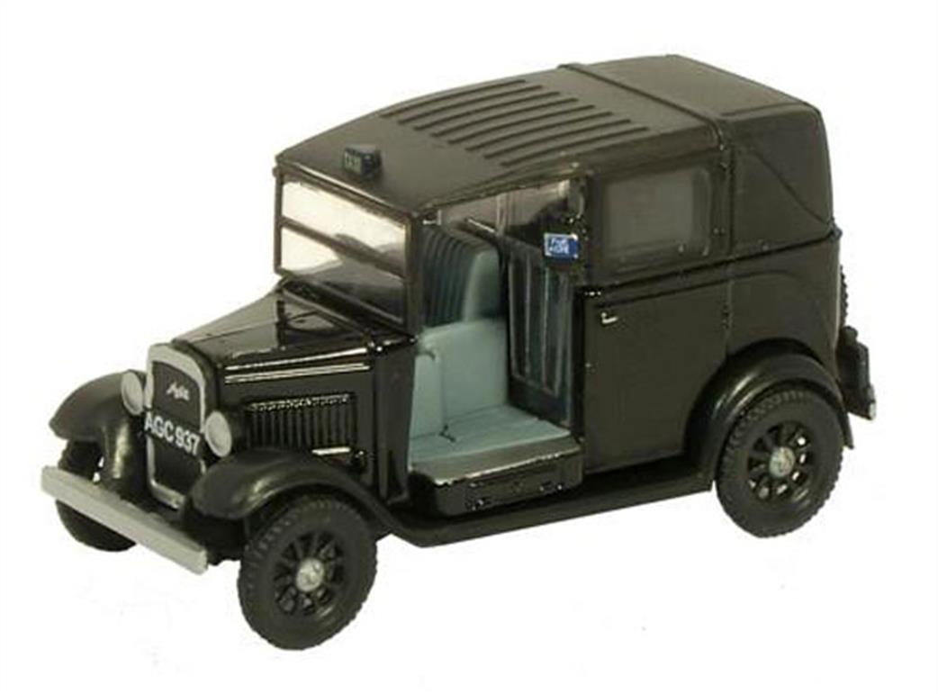 Oxford Diecast 1/76 76AT001 Black Austin Taxi