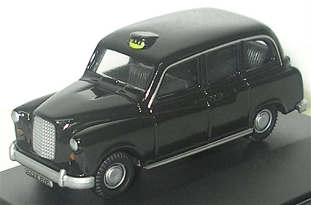 Oxford Diecast 1/148 NFX4001 Black FX4 Taxi