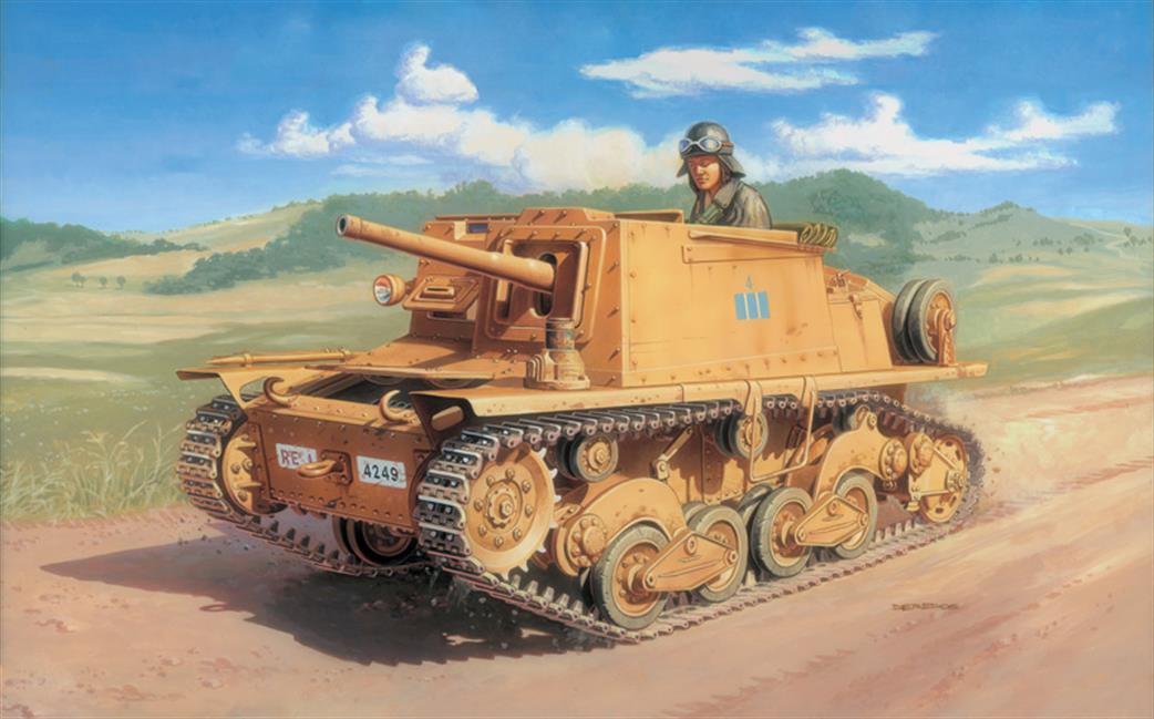 Italeri 1/35 6477 Italian Semovente L40 Da47/32 Self Propelled Gun Kit