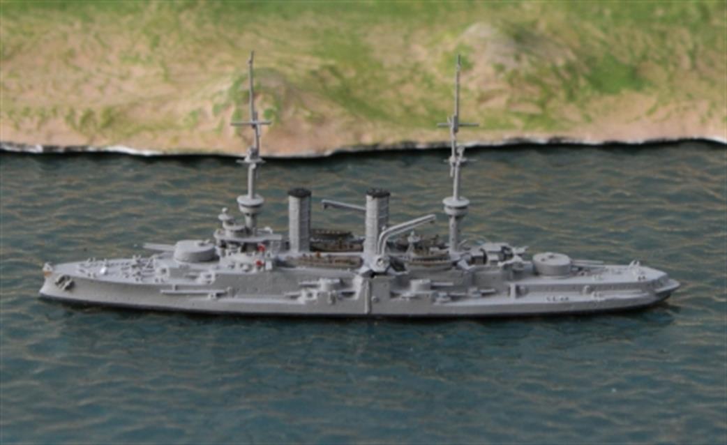 Navis Neptun 1/1250 12N SMS Wettin, a German pre-Dreadnought Battleship, 1902