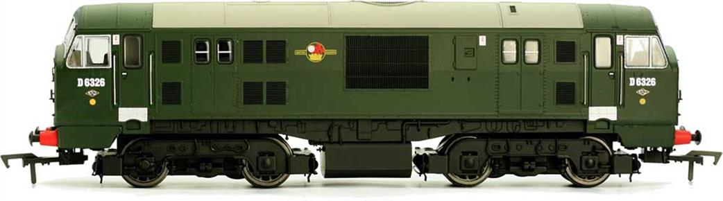 Dapol OO 4D-012-012 BR D6356 Class 22 NBL Type 2 B-B Diesel Hydraulic Locomotive Green Small Warning Panel & Headcode Boxes