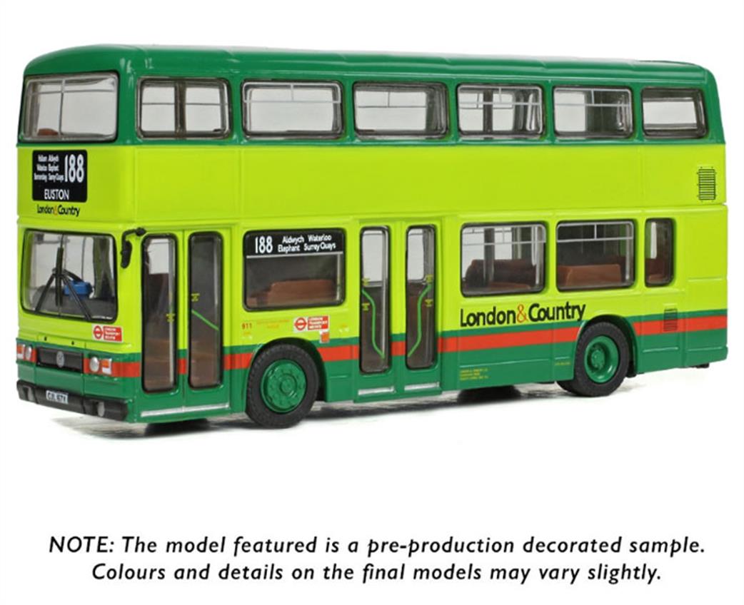 EFE 1/76 E28830 Leyland Titan B15 London & Country 911 Route 188 Euston Bus Model