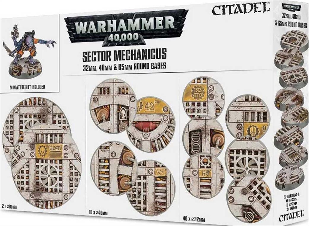 Games Workshop 28mm 66-95 Sector Mechanicus: Industrial Bases