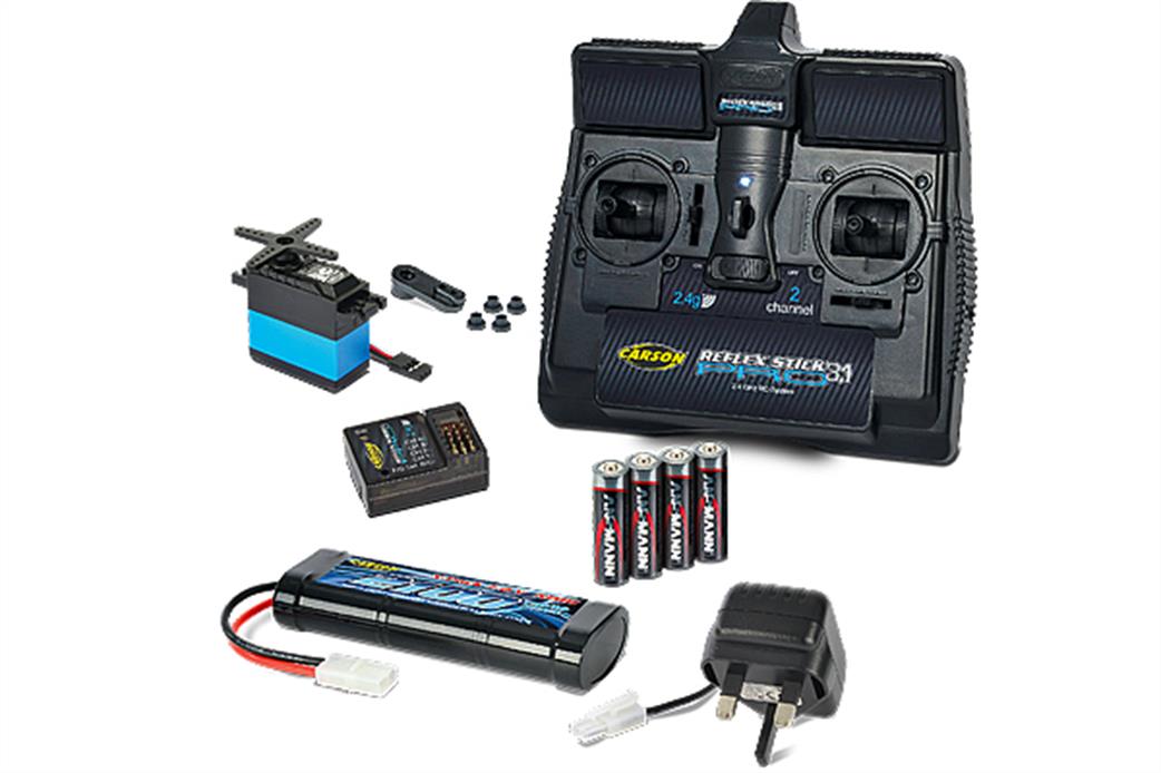 Carson  C707132 Reflex Pro 3 Electro 2.4Ghz Radio Control Set