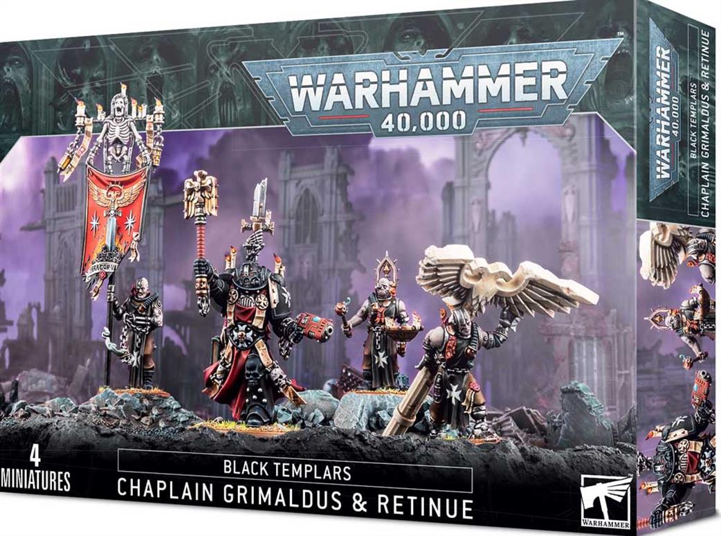 Games Workshop  55-44 Black Templars Grimaldus & Retinue