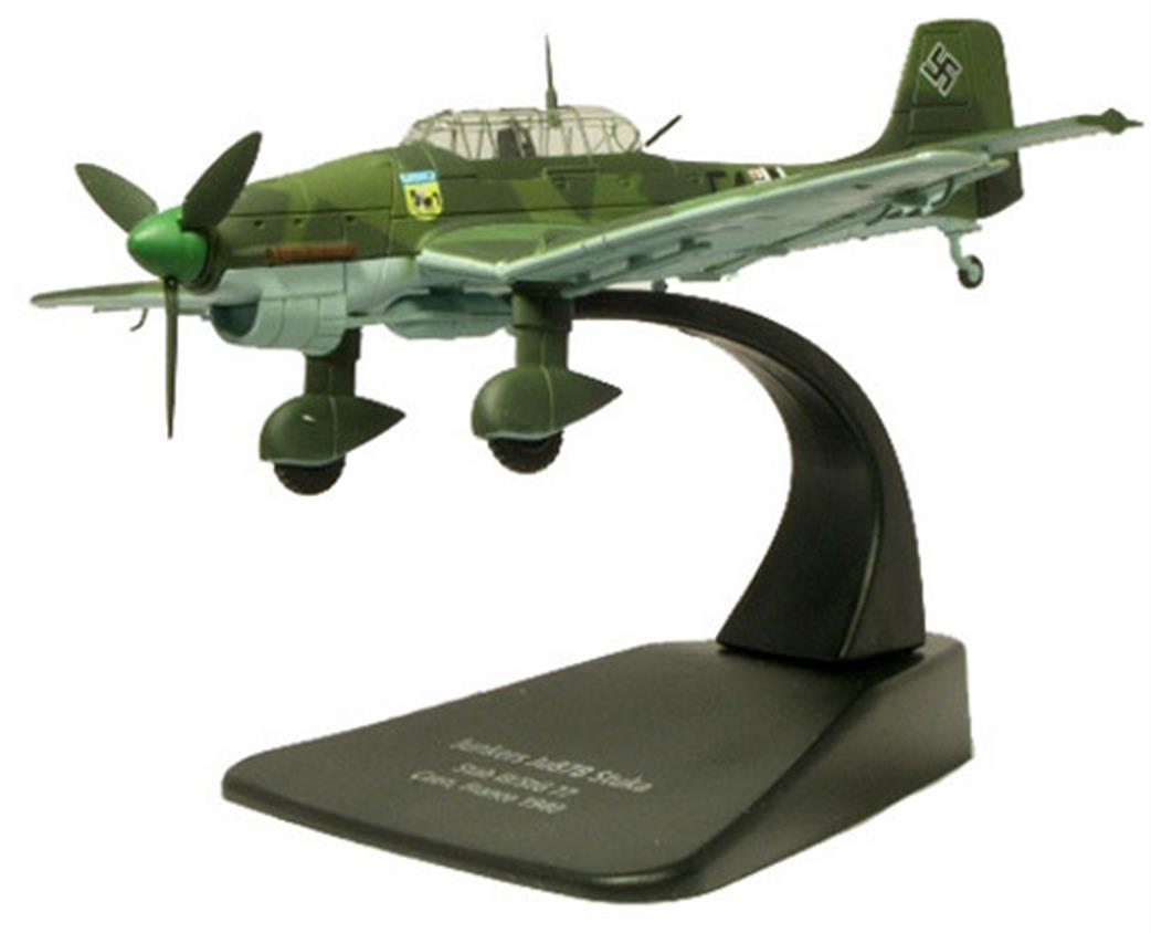 Oxford Diecast 1/72 AC004 Junkers Ju-87 Stuka Aircraft Model