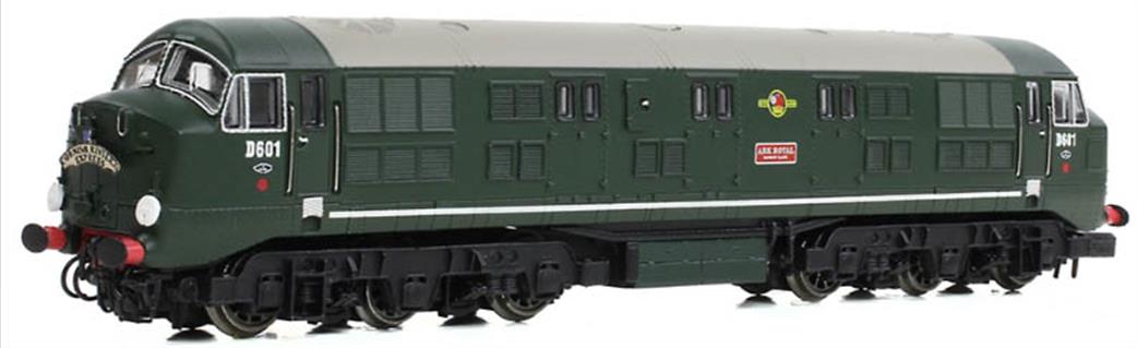 Bachmann EFE Rail N Gauge E84523 Class 41 Warship D601 Ark Royal BR Green Late Crest No Panels