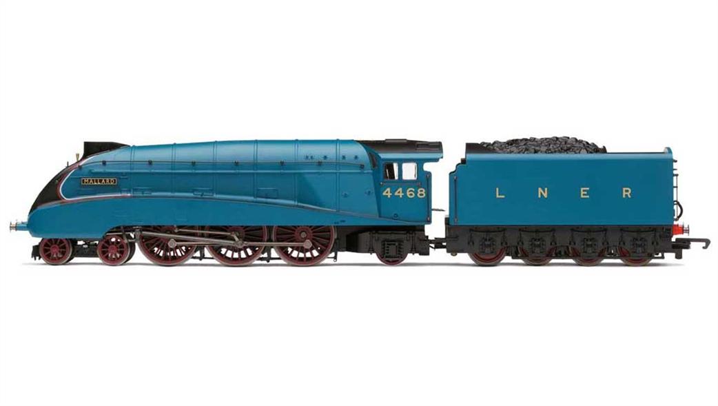 Hornby OO R3395TTS Railroad A4 Mallard Garter Blue fitted with TTS Sound Decoder Model